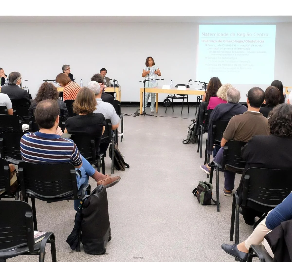 Palestrante com público