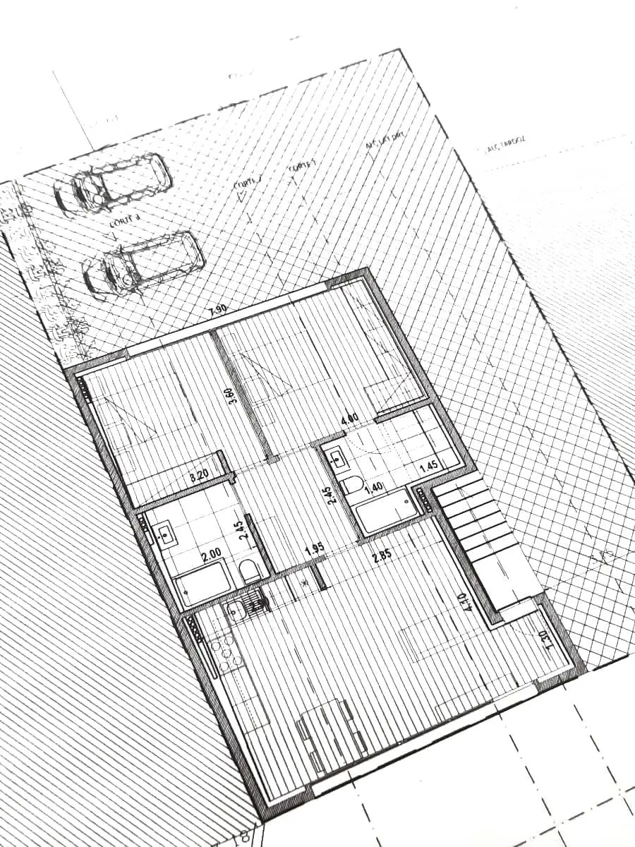 Plano da Garagem da Habitação Coletiva RS