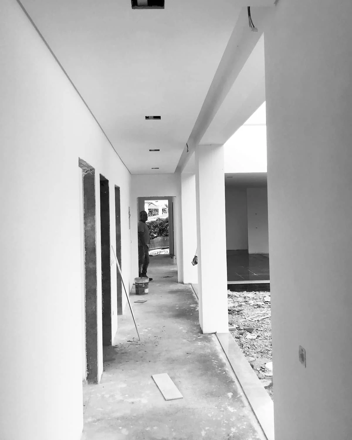Interior em Obras Casa da Vinha