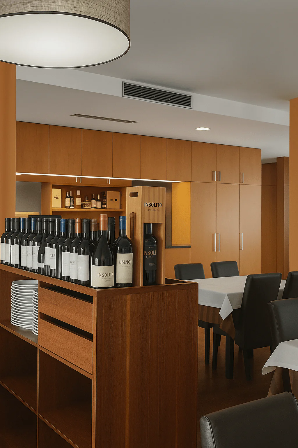 Perspetiva Sobre a Mesa de Almoço