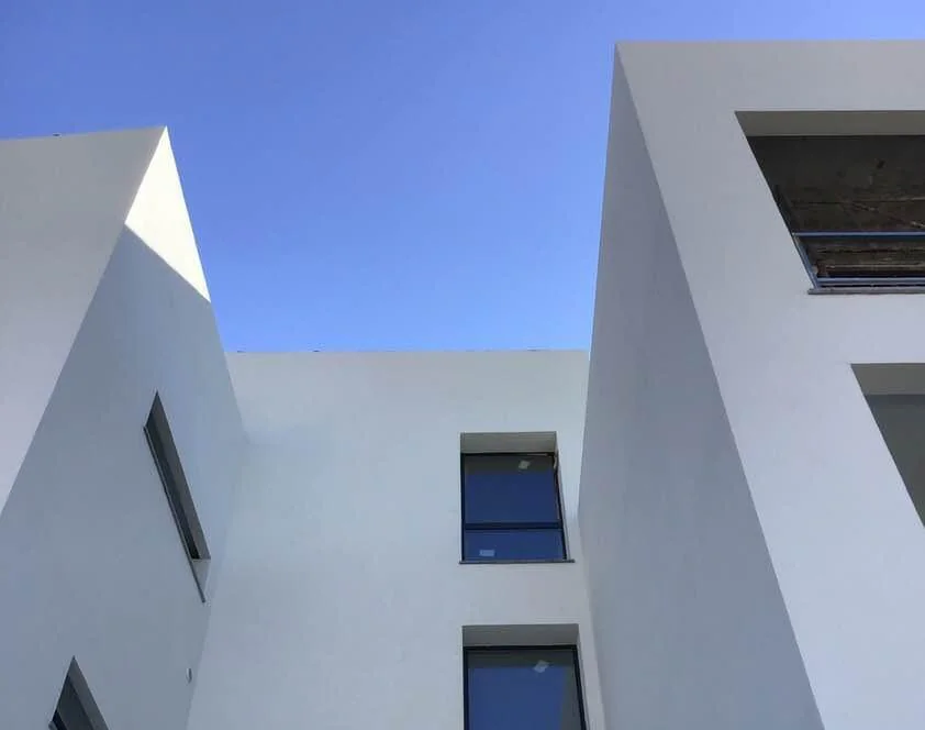 Perspetiva de Baixo Habitação Coletiva AL2