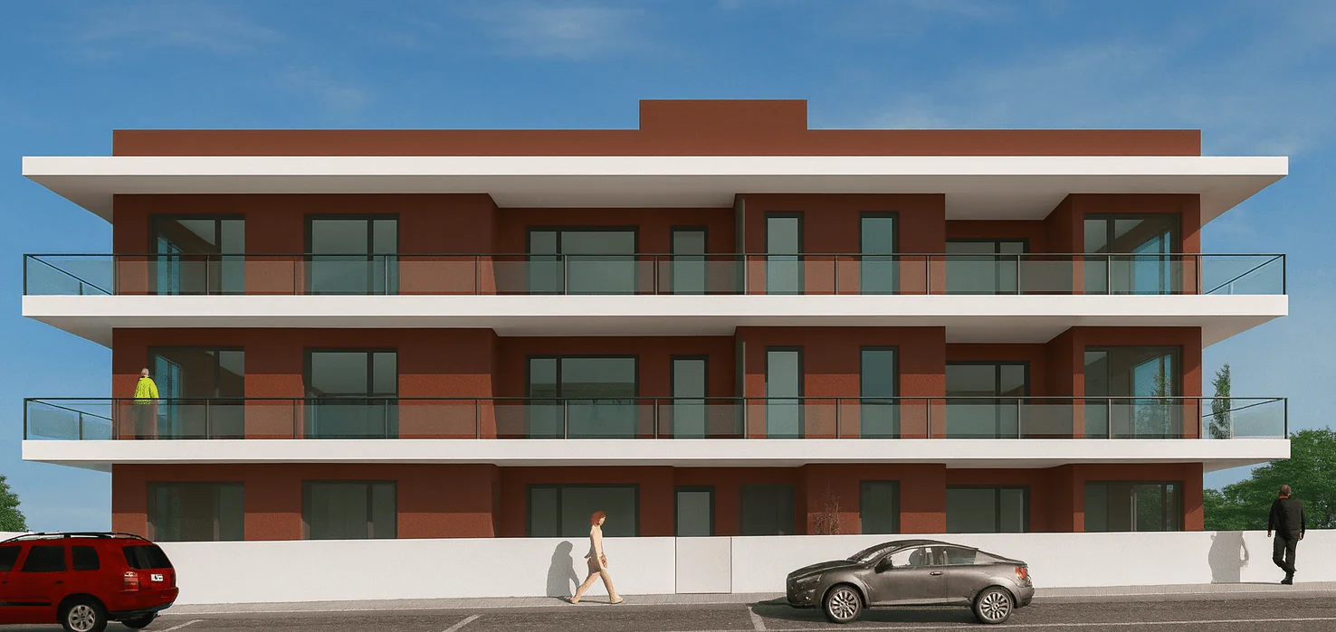 Habitação Coletiva AL3 esquematizada