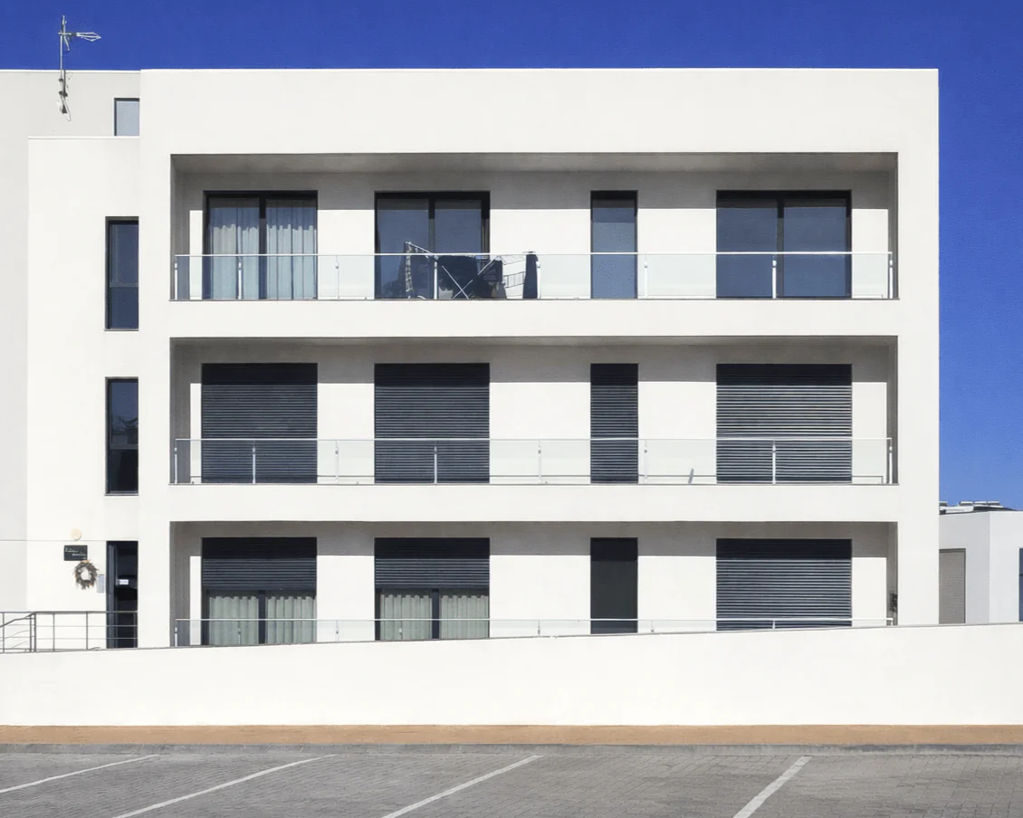 Habitação Coletiva AL5 vista de lado