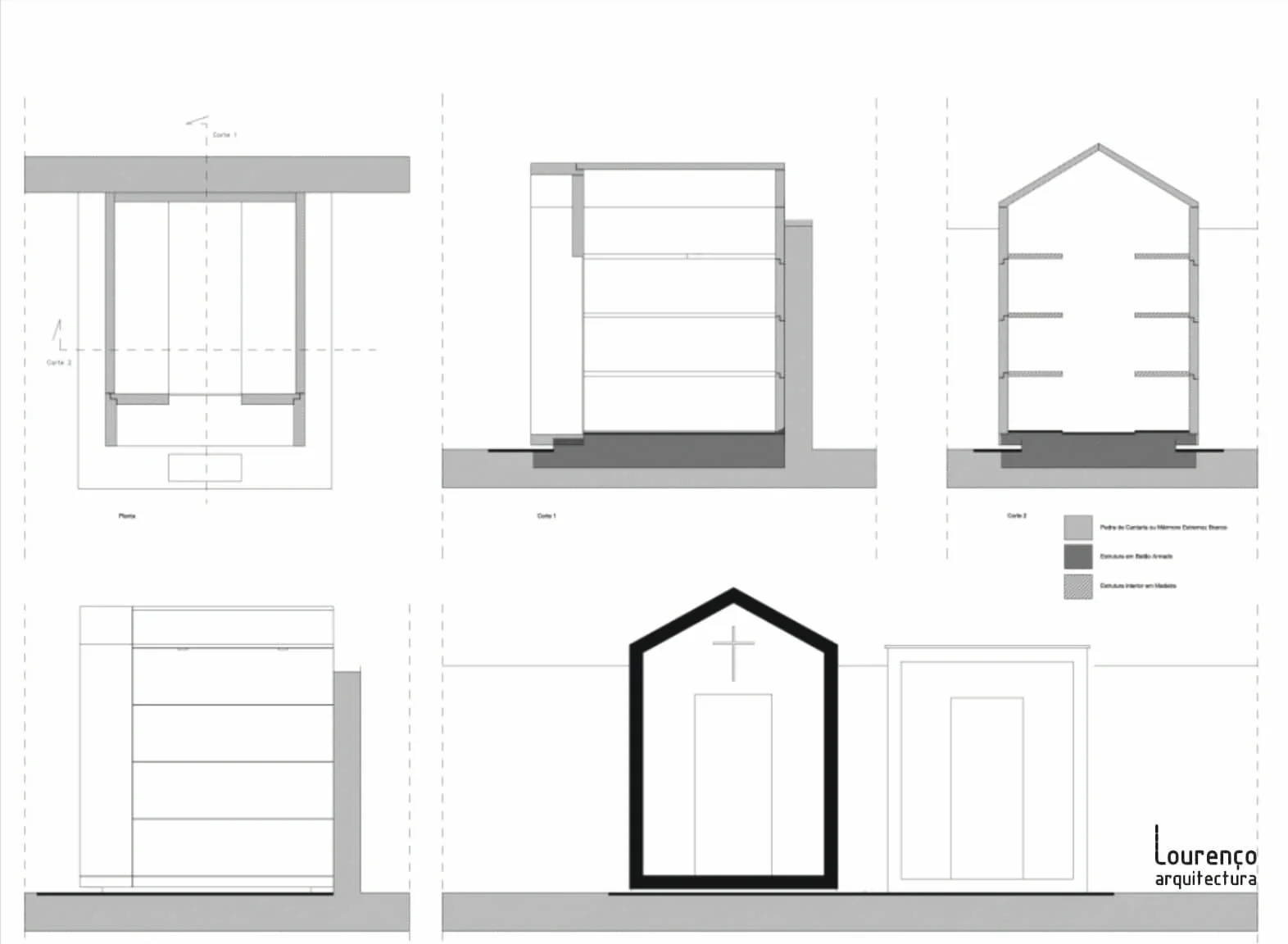 Esquema Construção Jazigo