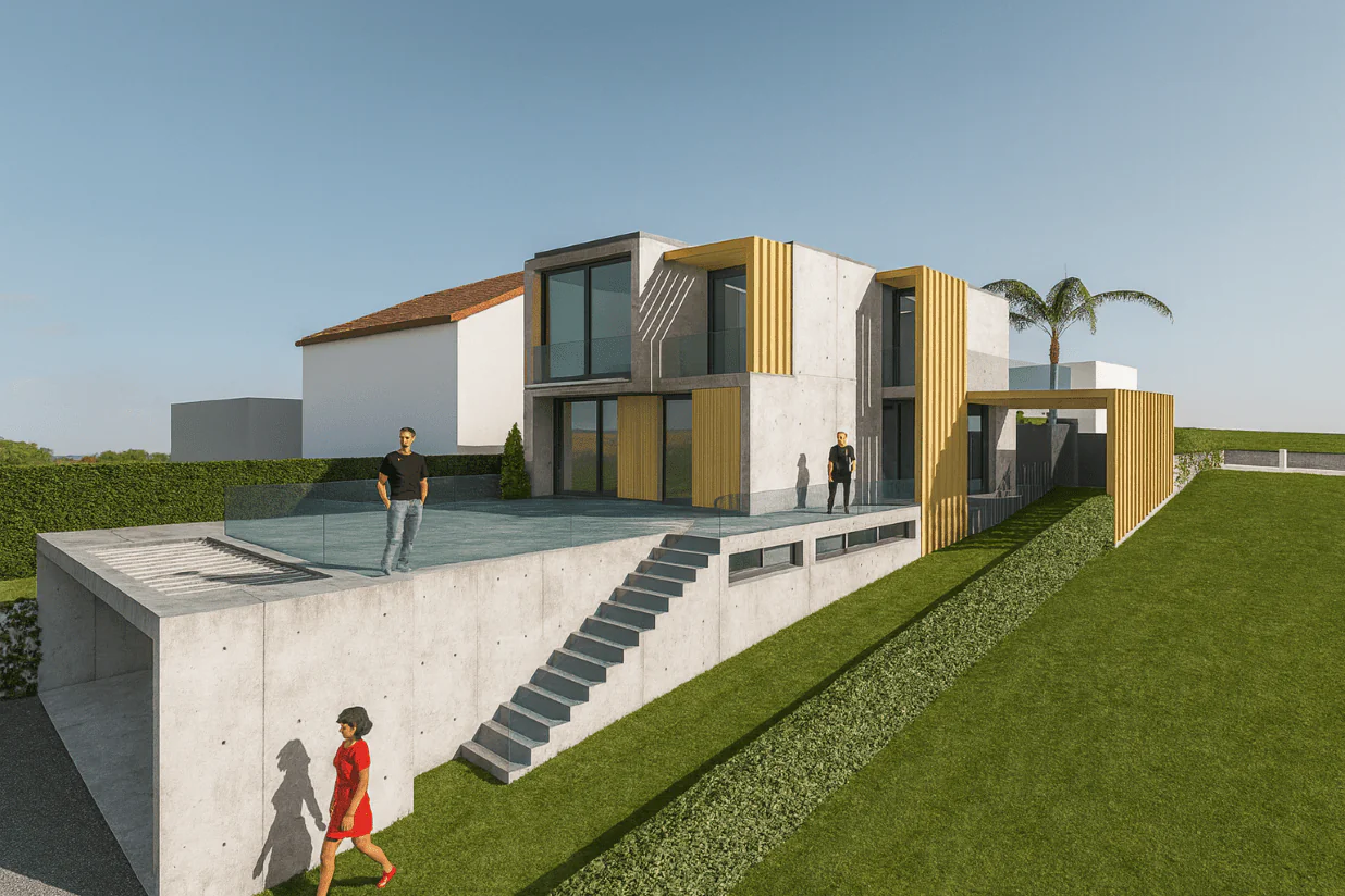 Moradia MPS vista de frente